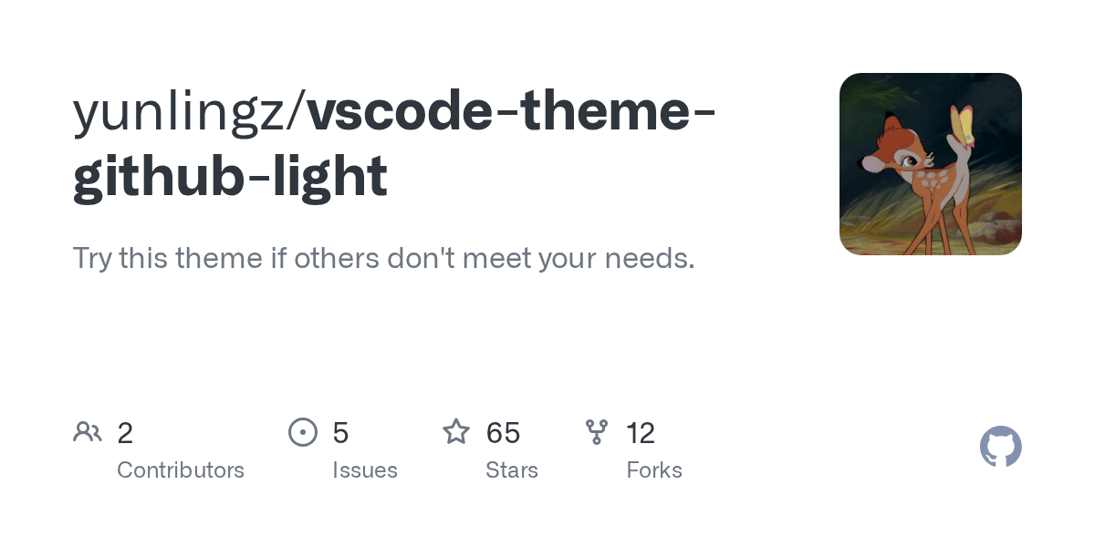 vscodethemegithublight/GithubLightThemecolortheme.json at master