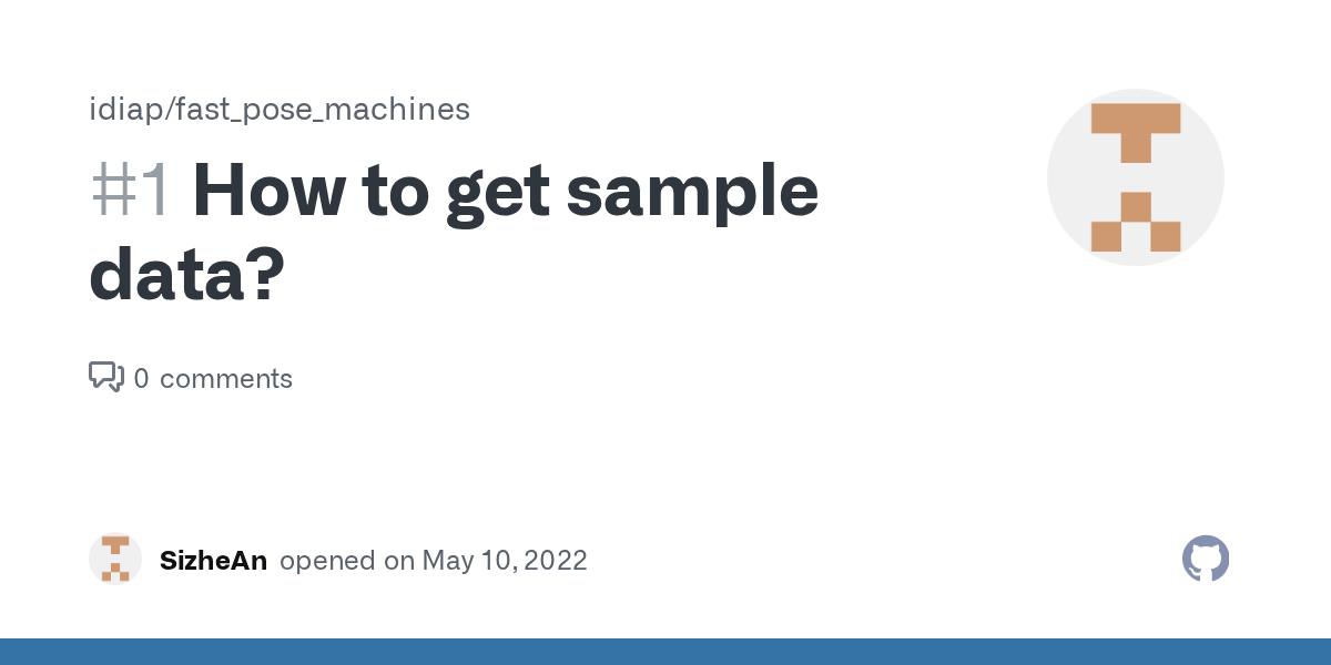How to get sample data? · Issue 1 · idiap/fast_pose_machines · GitHub