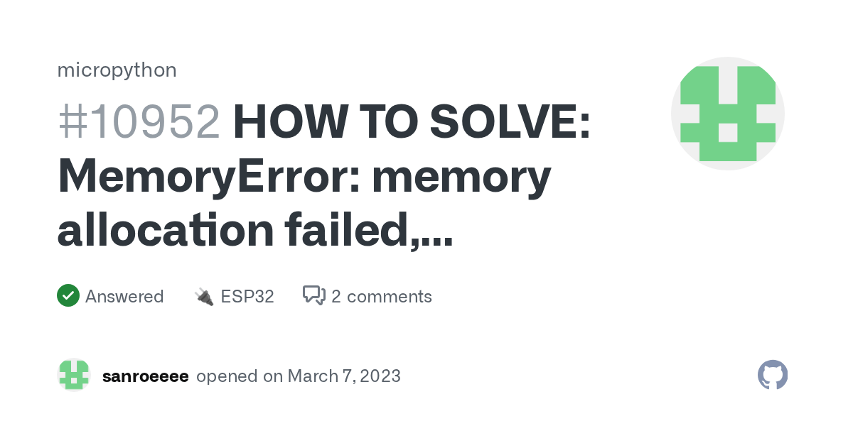 HOW TO SOLVE MemoryError memory allocation failed, allocating u