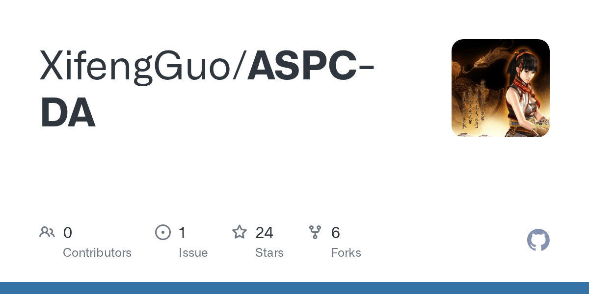GitHub XifengGuo/ASPCDA