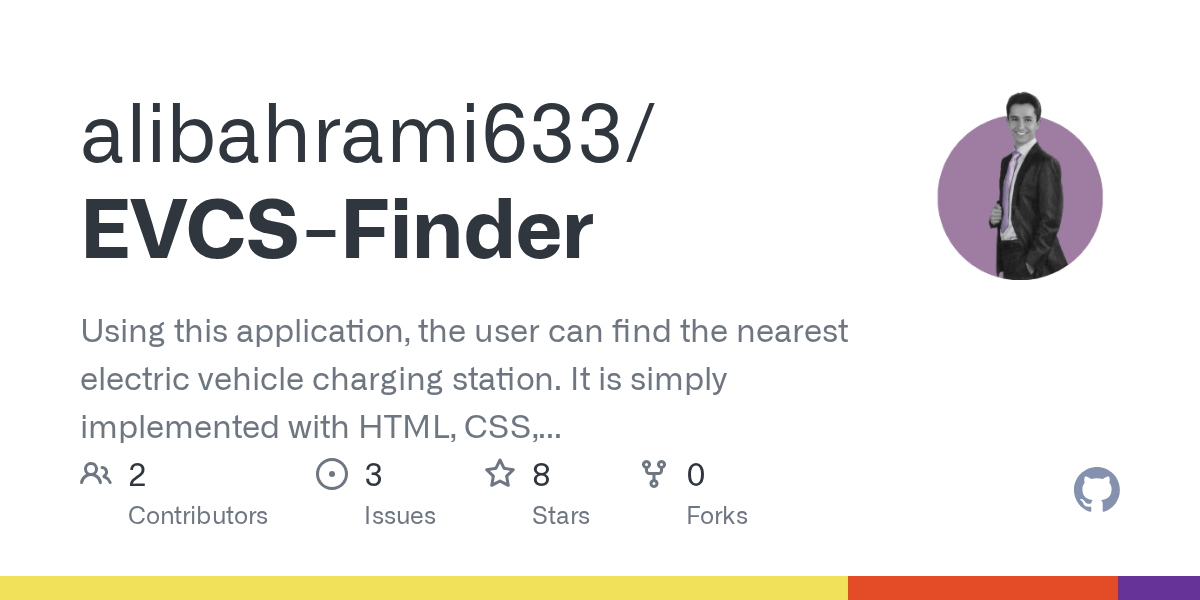 GitHub alibahrami633/EVCSFinder Using this application, the user can find the nearest