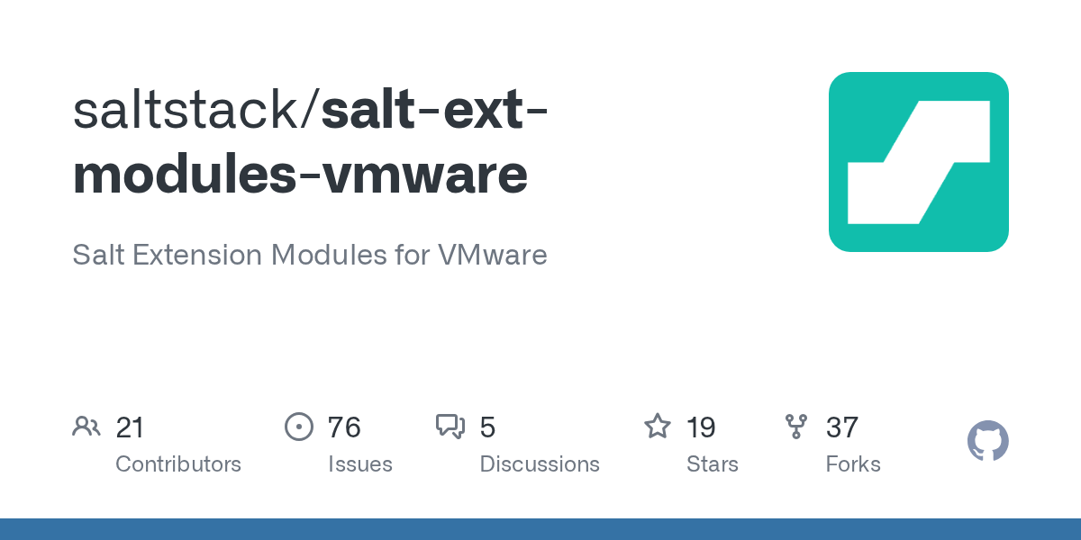 GitHub saltstack/saltextmodulesvmware Salt Extension Modules for