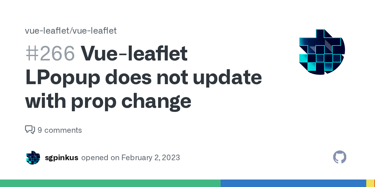Vueleaflet LPopup does not update with prop change · Issue 266 · vue