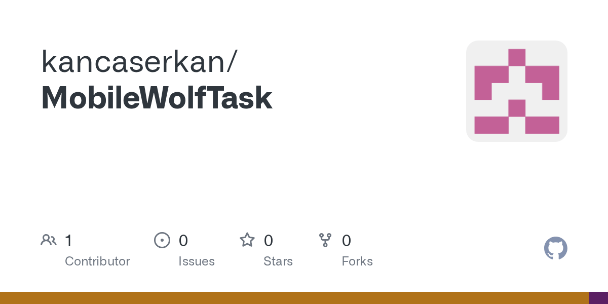 GitHub kancaserkan/MobileWolfTask