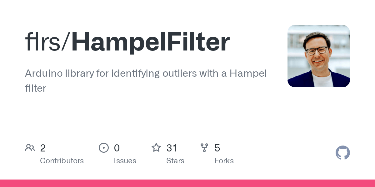 GitHub flrs/HampelFilter Arduino library for identifying outliers