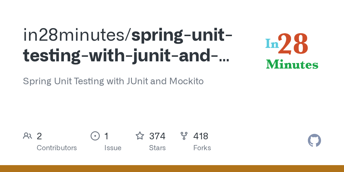 springunittestingwithjunitandmockito/junit5courseguide.md at master · in28minutes