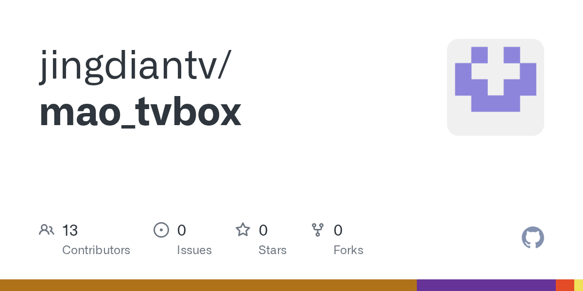 GitHub jingdiantv/mao_tvbox