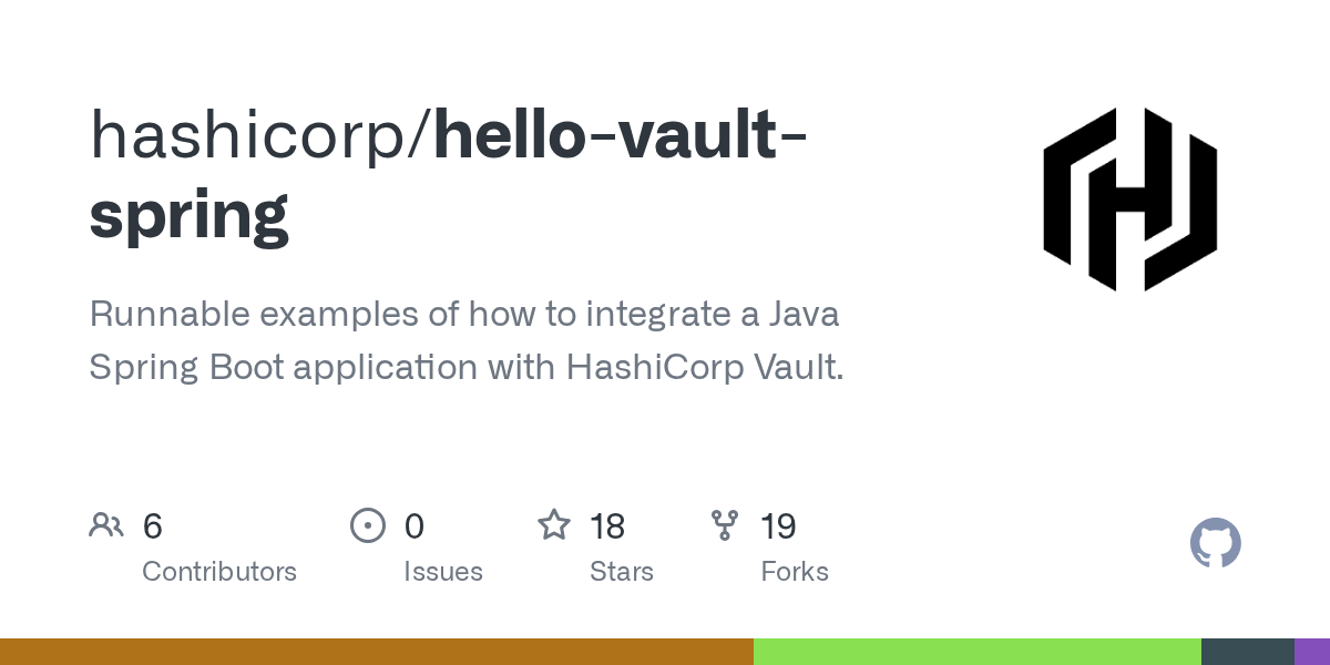 GitHub hashicorp/hellovaultspring Runnable examples of how to