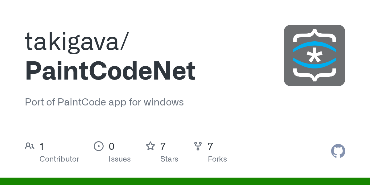 GitHub Port of PaintCode app for windows