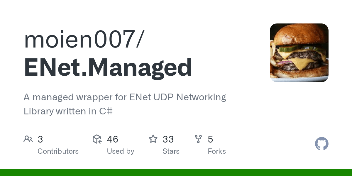GitHub - moien007/ENet.Managed: A managed wrapper for ENet UDP