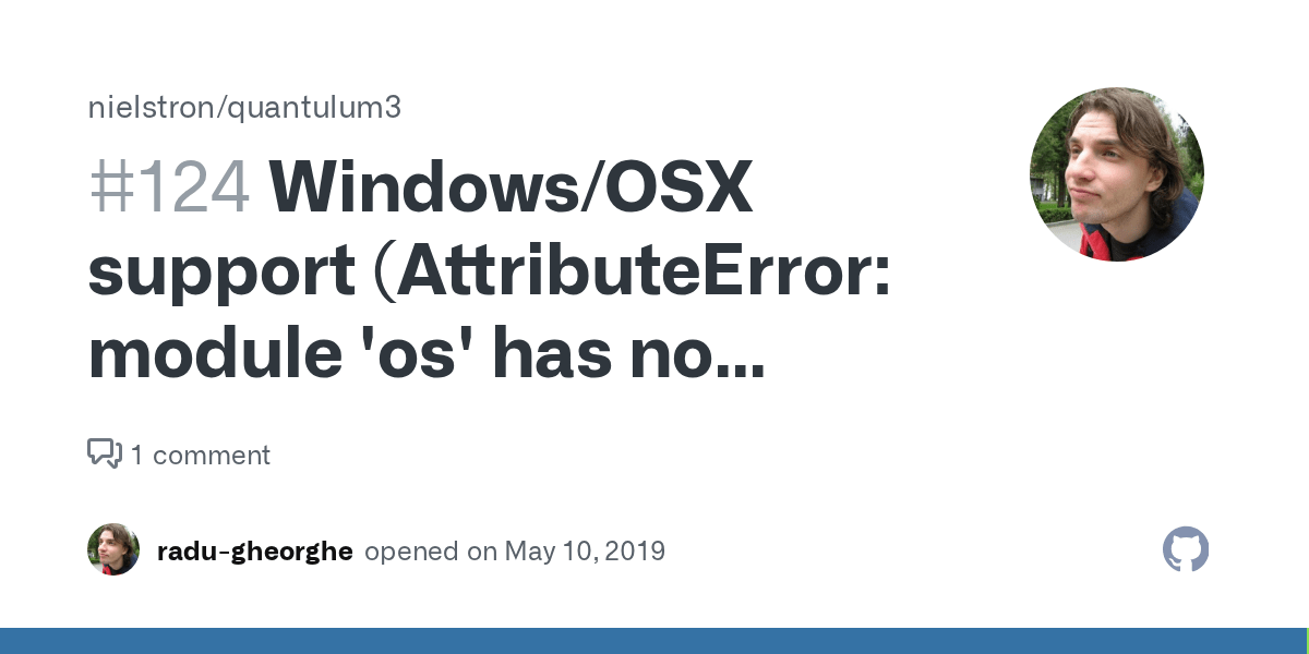 Windows/OSX support (AttributeError module 'os' has no attribute