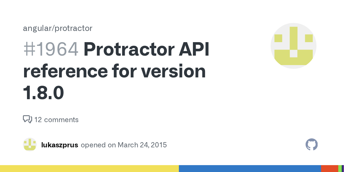 Protractor API reference for version 1.8.0 · Issue 1964 · angular