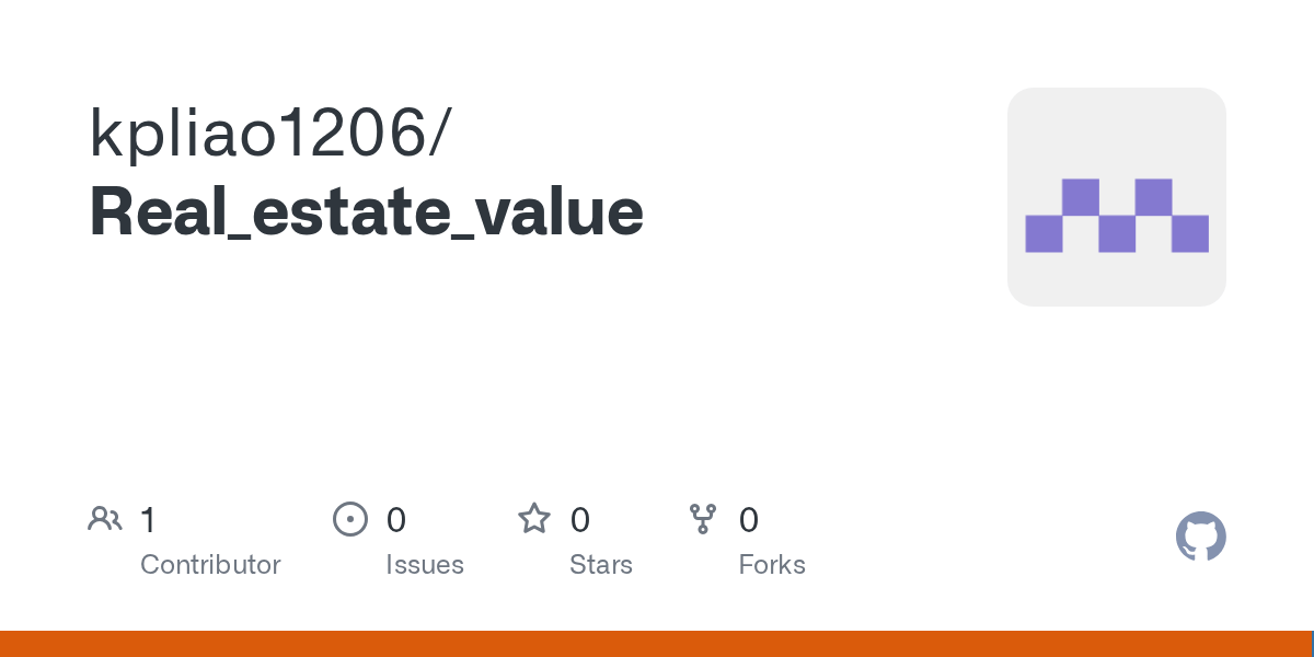 GitHub kpliao1206/Real_estate_value