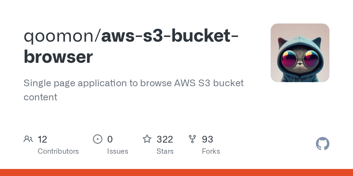 GitHub qoomon/awss3bucketbrowser Single page application to