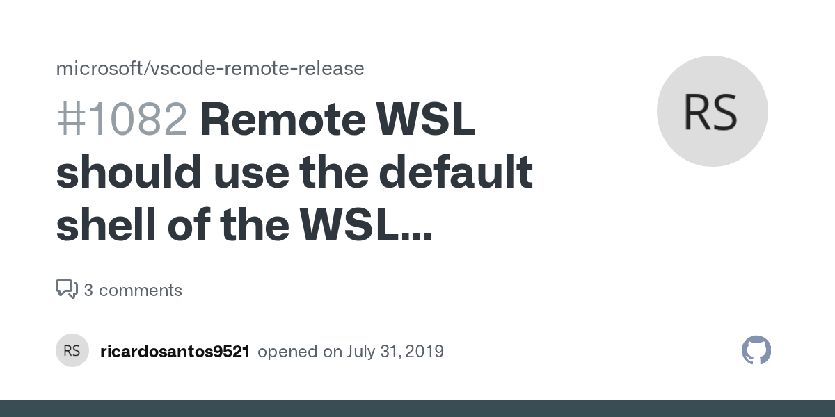 Remote WSL should use the default shell of the WSL distribution · Issue