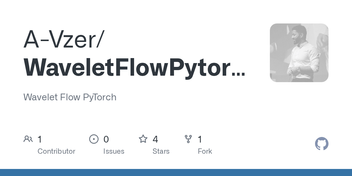 GitHub AVzer/WaveletFlowPytorch Wavelet Flow PyTorch