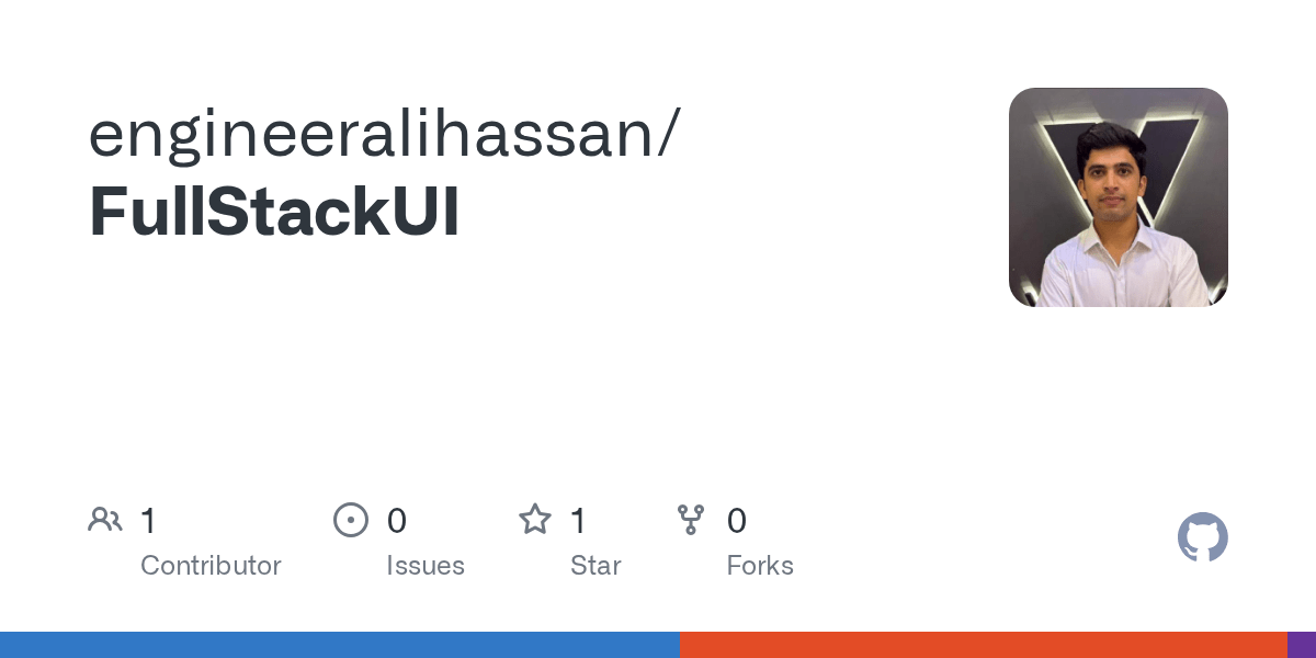 GitHub engineeralihassan/FullStackUI
