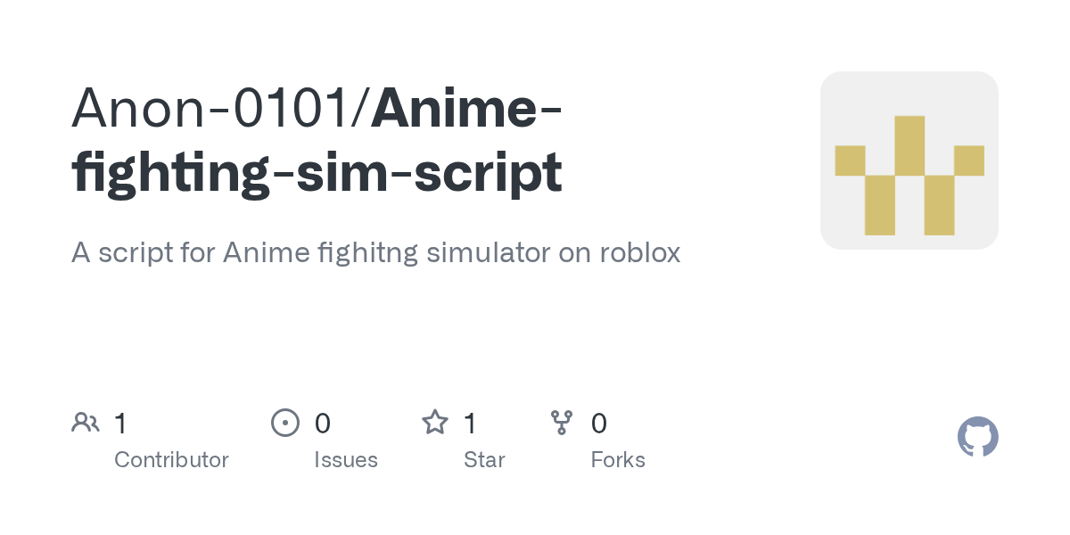 GitHub Anon0101/Animefightingsimscript A script for Anime