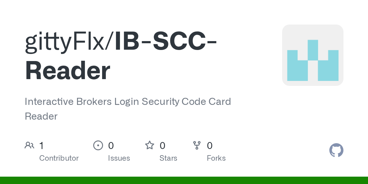 GitHub gittyFlx/IBSCCReader Interactive Brokers Login Security