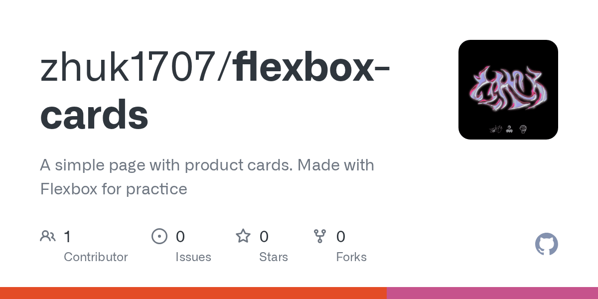 GitHub zhuk1707/flexboxcards A simple page with product cards. Made