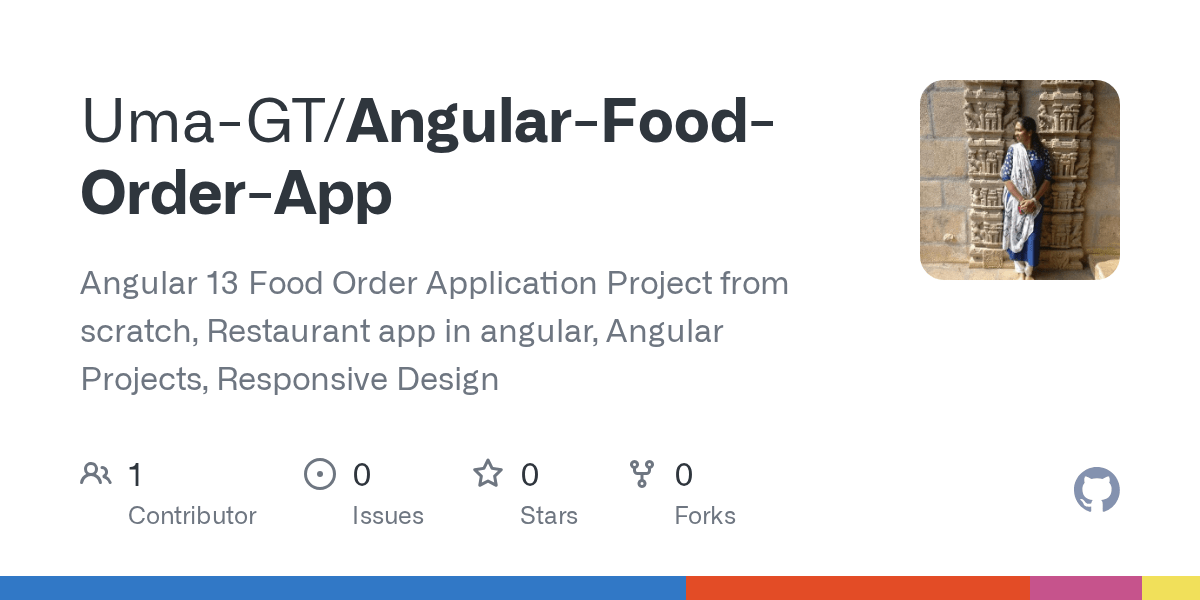 GitHub UmaGT/AngularFoodOrderApp Angular 13 Food Order