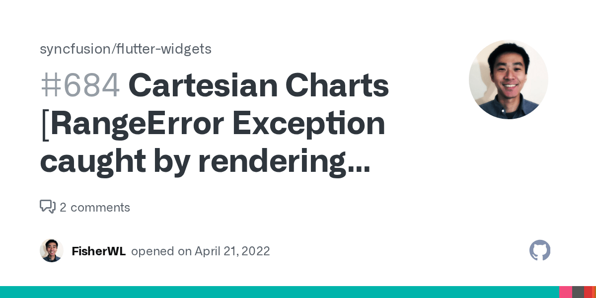 Cartesian Charts [RangeError Exception caught by rendering library