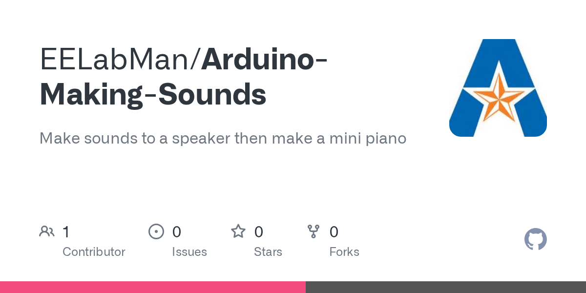 GitHub EELabMan/ArduinoMakingSounds Make sounds to a speaker then