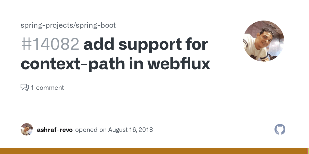 add support for contextpath in webflux · Issue 14082 · spring