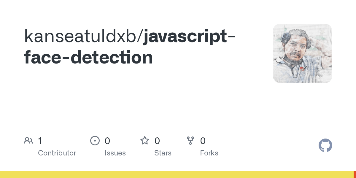 GitHub kanseatuldxb/javascriptfacedetection