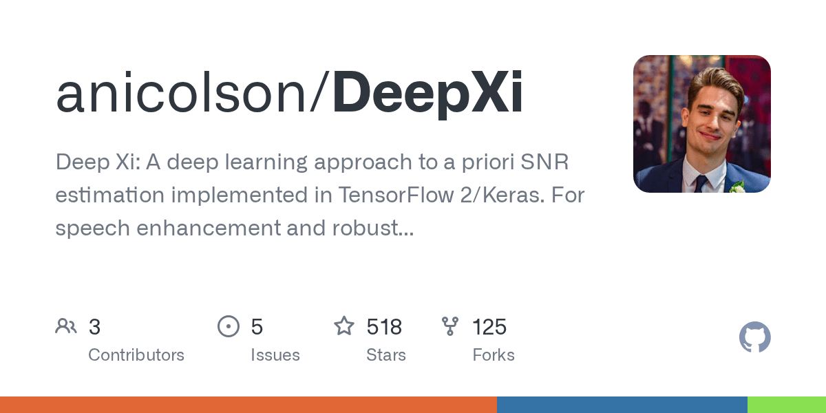 GitHub anicolson/DeepXi Deep Xi A deep learning approach to a