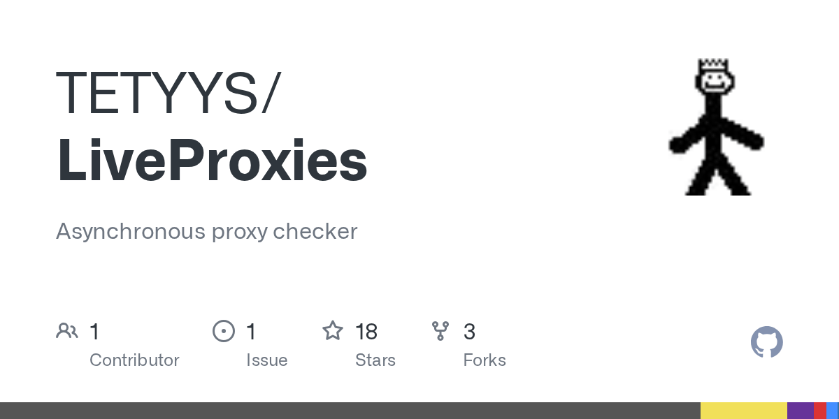 GitHub TETYYS/LiveProxies Asynchronous proxy checker