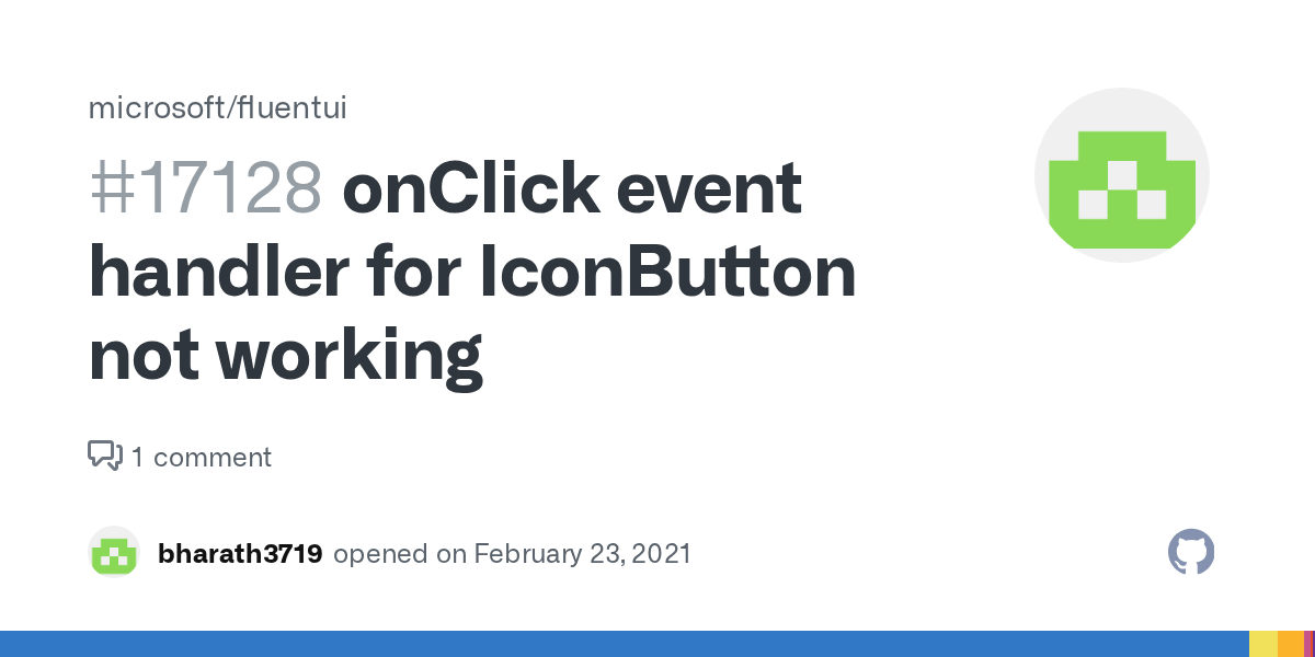 onClick event handler for IconButton not working · Issue 17128