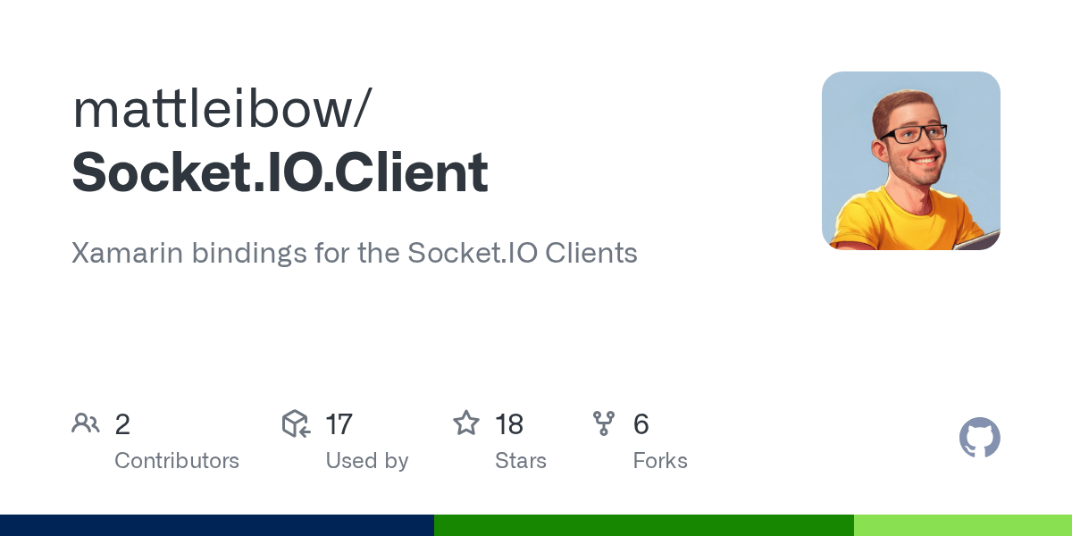 GitHub mattleibow/Socket.IO.Client Xamarin bindings for the Socket