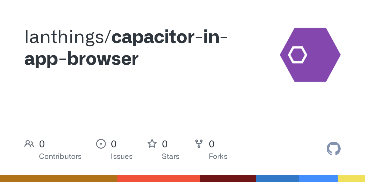 GitHub lanthings/capacitorinappbrowser