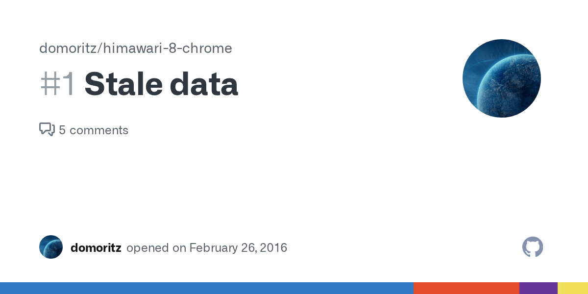 Stale data · Issue 1 · domoritz/himawari8chrome · GitHub