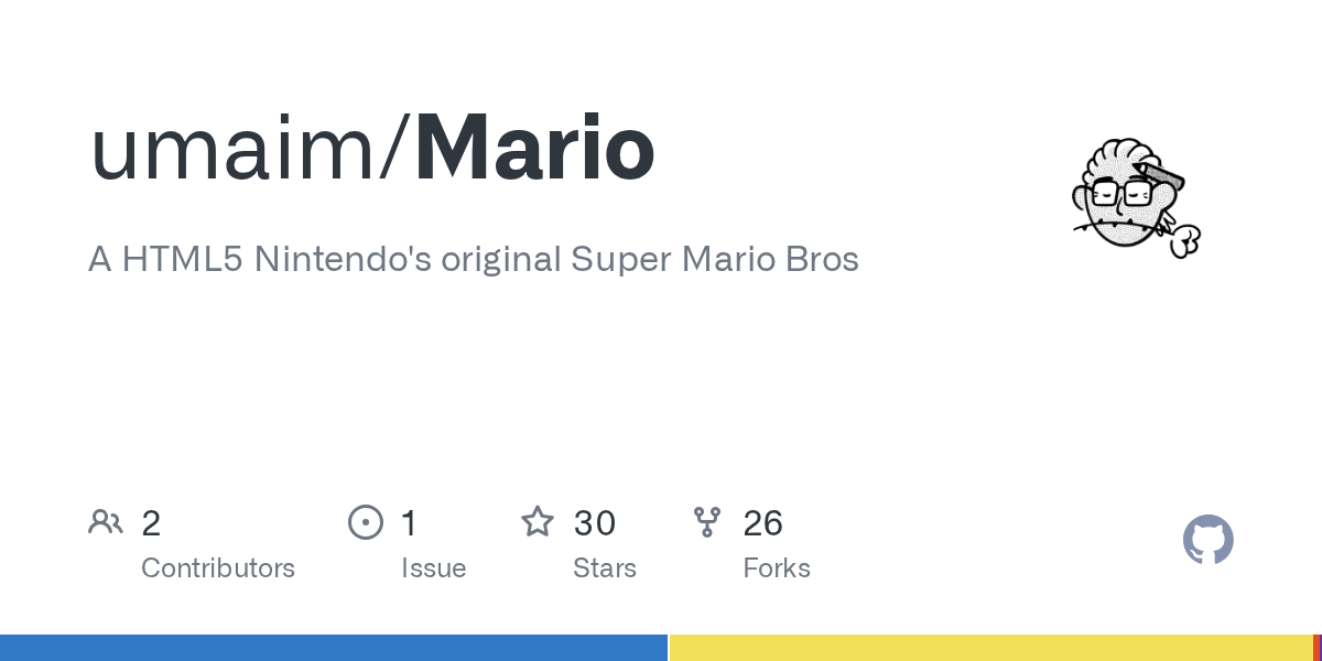 GitHub umaim/Mario A HTML5 Nintendo's original Super Mario Bros