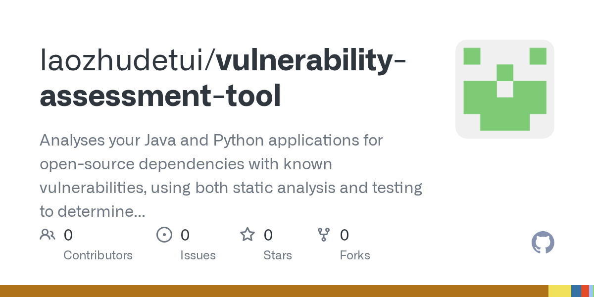 GitHub laozhudetui/vulnerabilityassessmenttool Analyses your Java