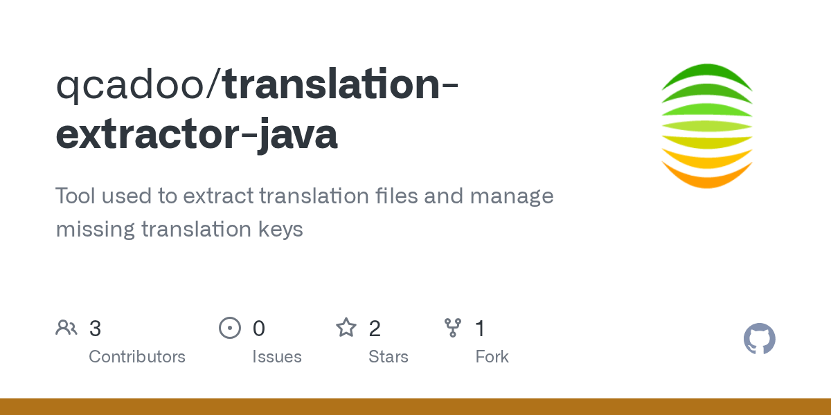 GitHub qcadoo/translationextractorjava Tool used to extract