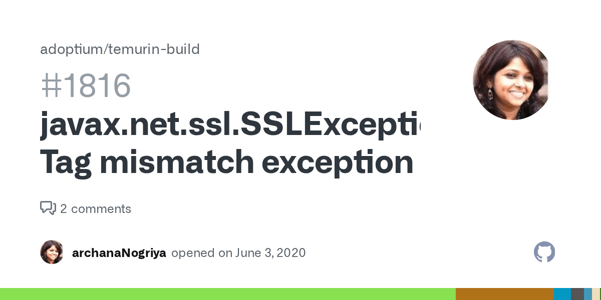 Tag mismatch exception · Issue 1816