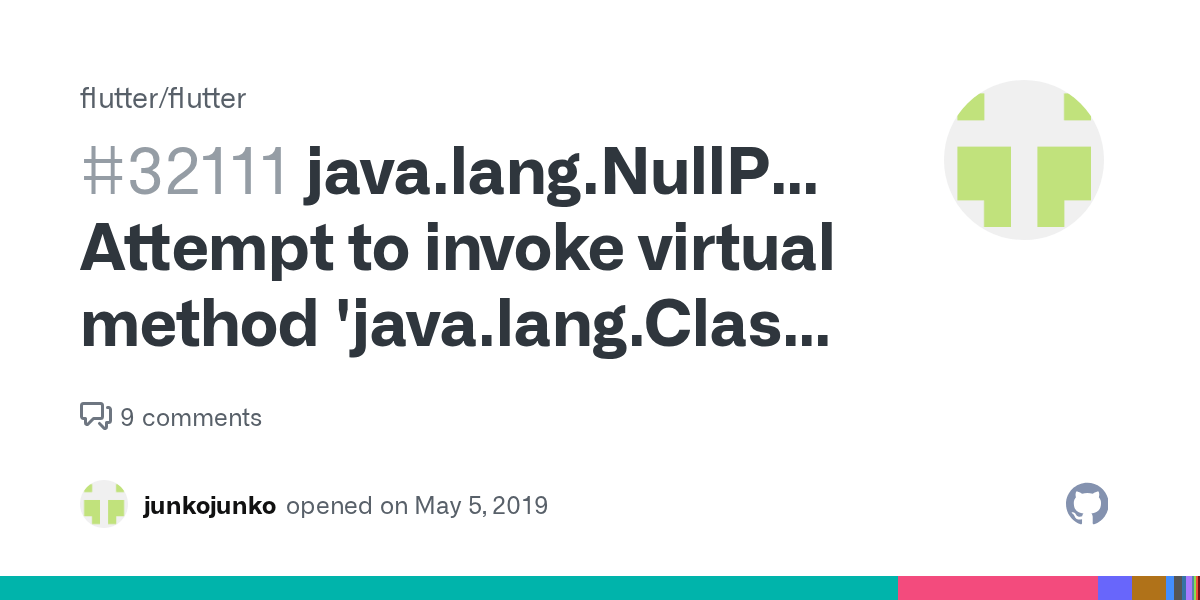 java.lang.NullPointerException Attempt to invoke virtual method 'java