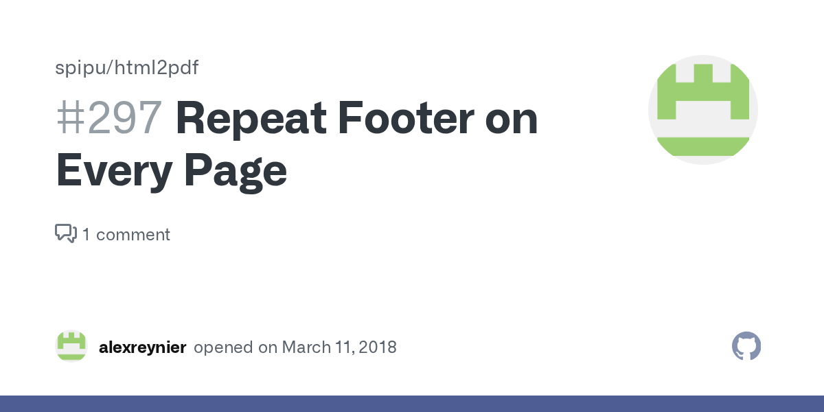 Repeat Footer on Every Page · Issue 297 · spipu/html2pdf · GitHub