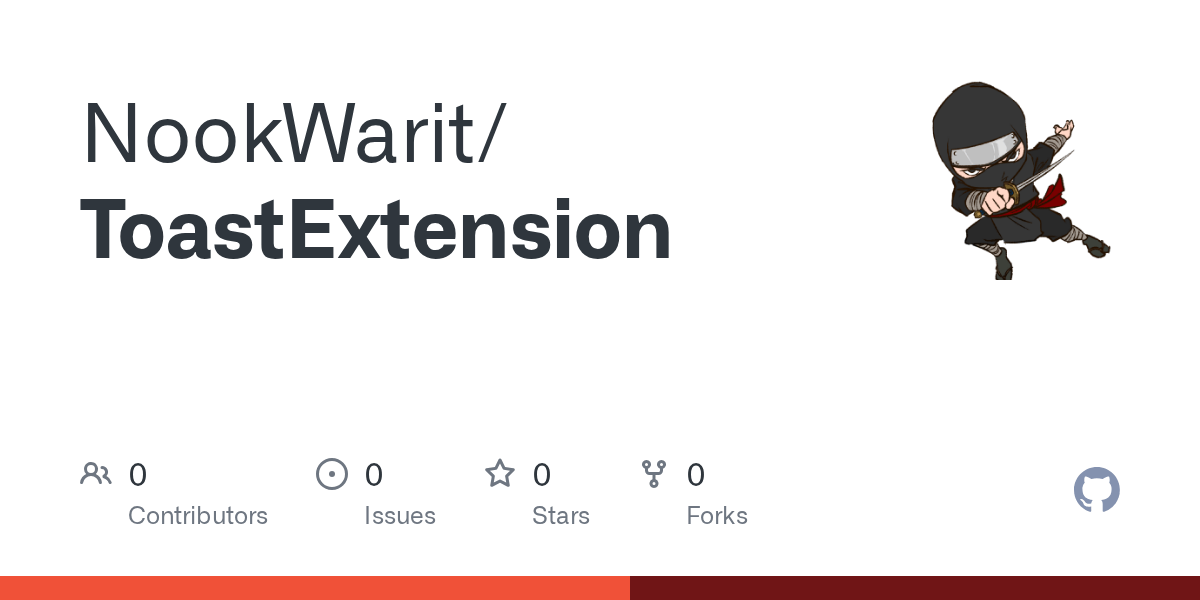 GitHub NookWarit/ToastExtension