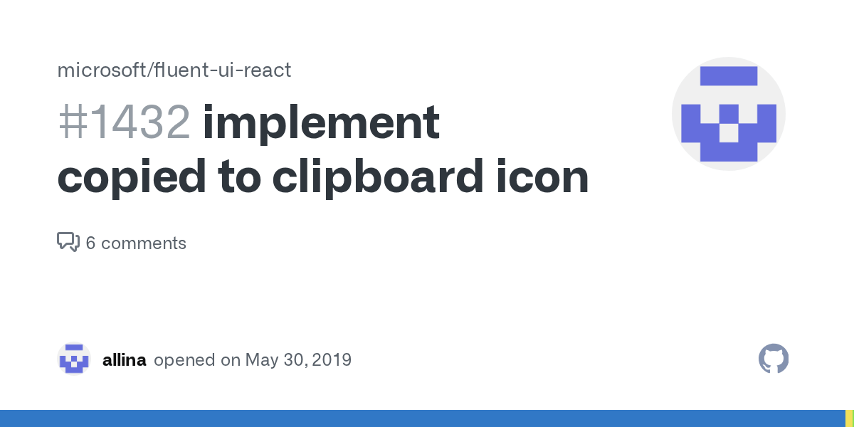 implement copied to clipboard icon · Issue 1432