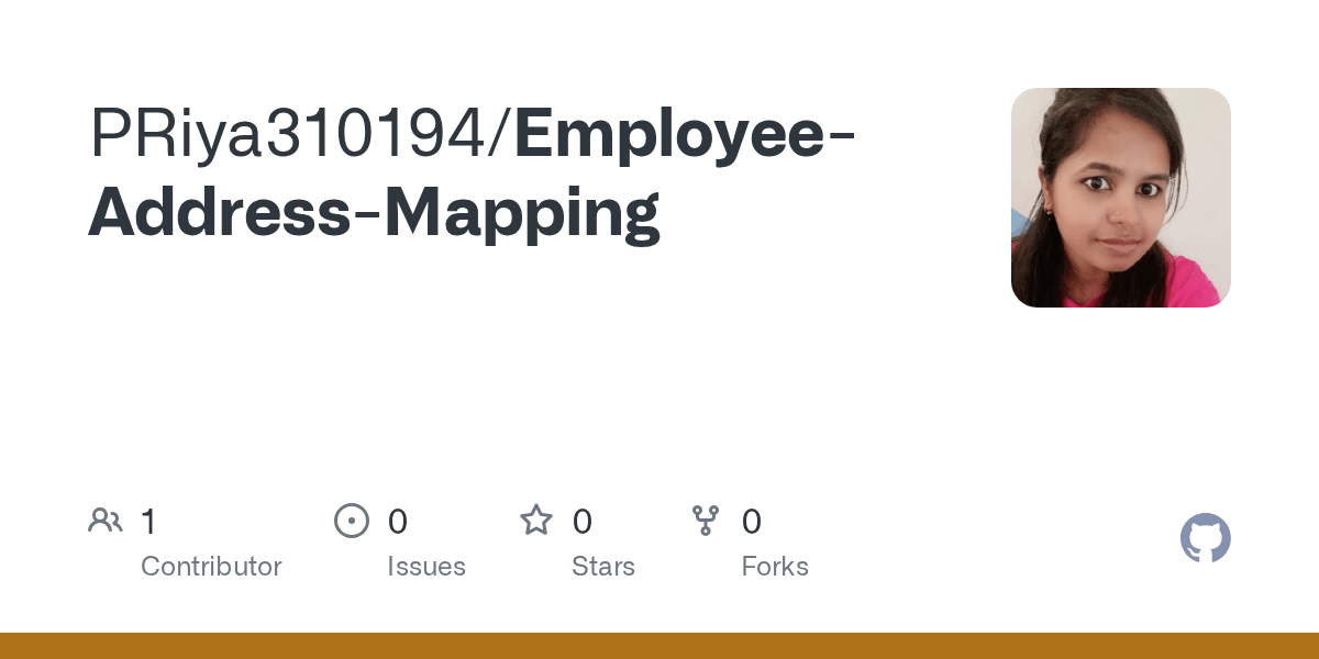 GitHub PRiya310194/EmployeeAddressMapping