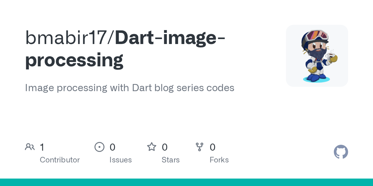 GitHub bmabir17/Dartimageprocessing Image processing with Dart blog series codes