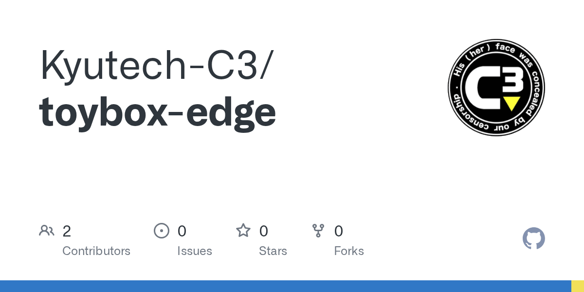 GitHub KyutechC3/toyboxedge
