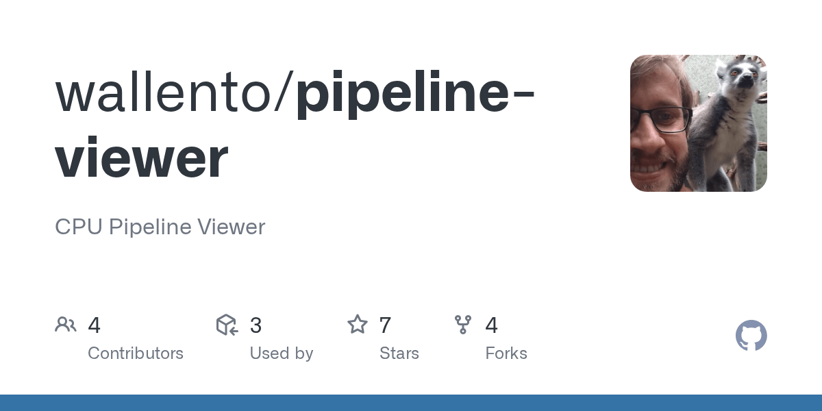 GitHub wallento/pipelineviewer CPU Pipeline Viewer