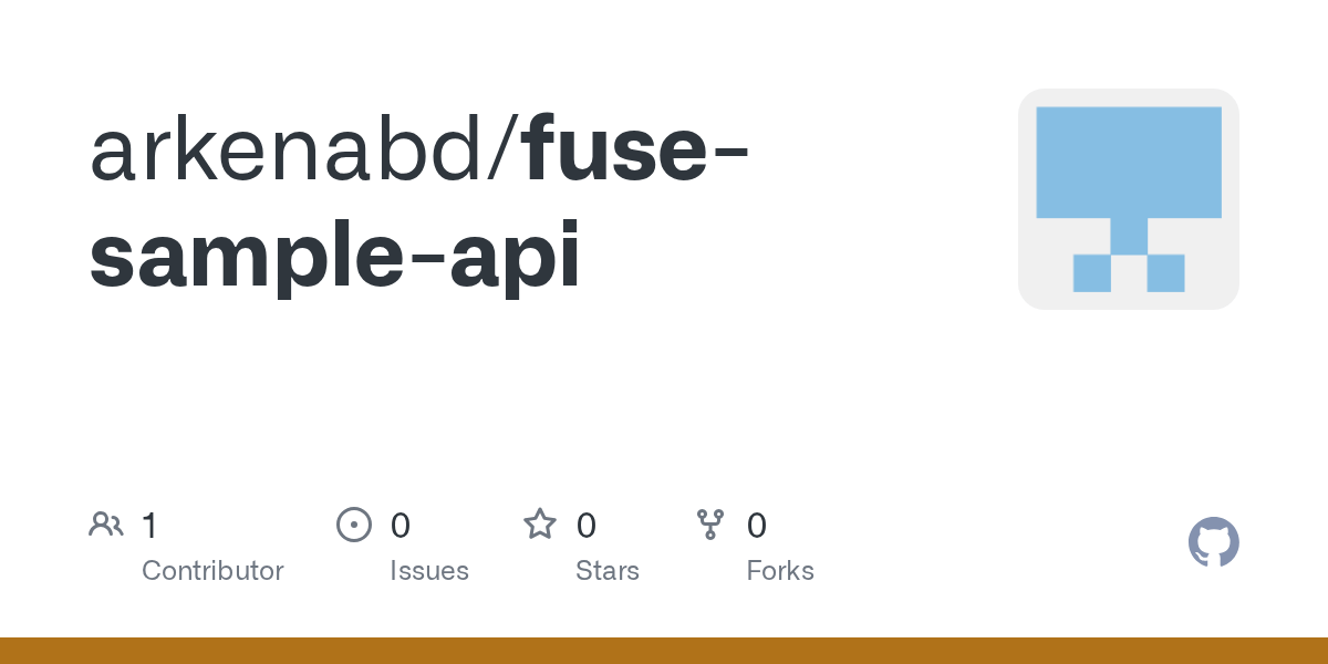 GitHub arkenabd/fusesampleapi