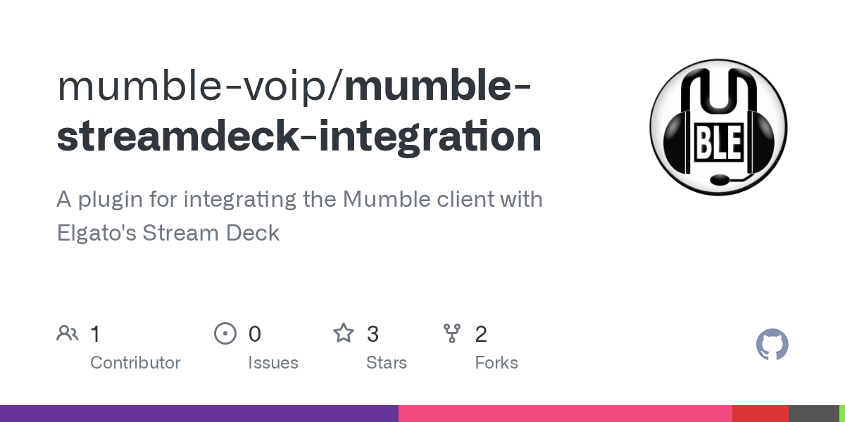 GitHub mumblevoip/mumblestreamdeckintegration A plugin for
