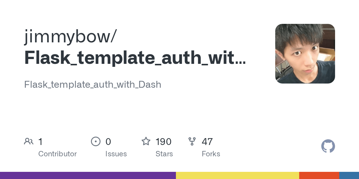GitHub jimmybow/Flask_template_auth_with_Dash Flask_template_auth